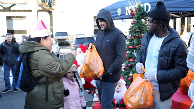 Pitching In: Yankees Lend Helping Hand to Community During the Holidays